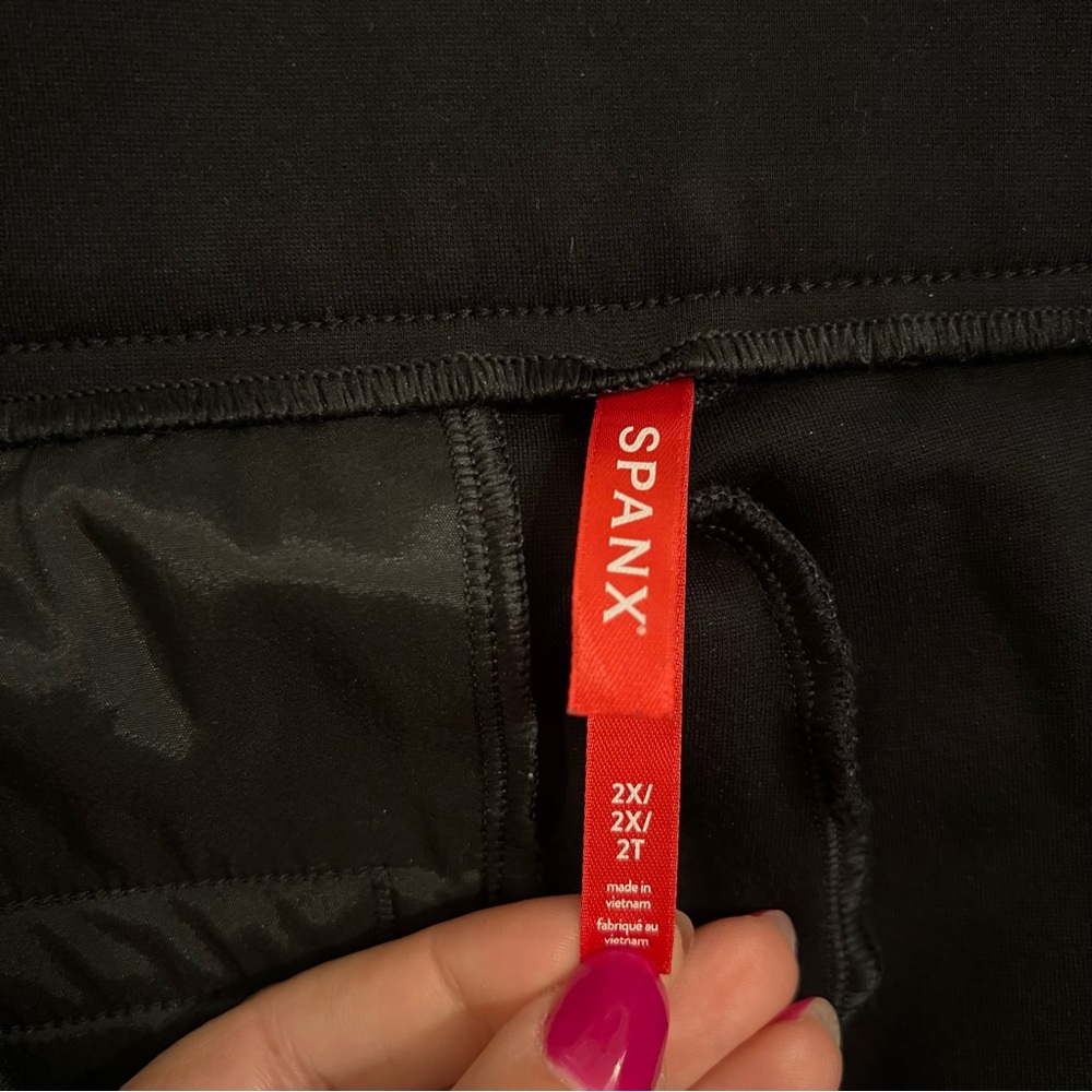 SPANX Wide Leg Pants with Black Trousers - Picture 14 of 15